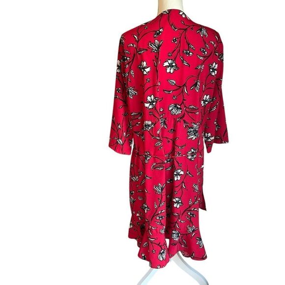 Junarose Floral Wrap Dress Size 22 - Picture 8 of 10